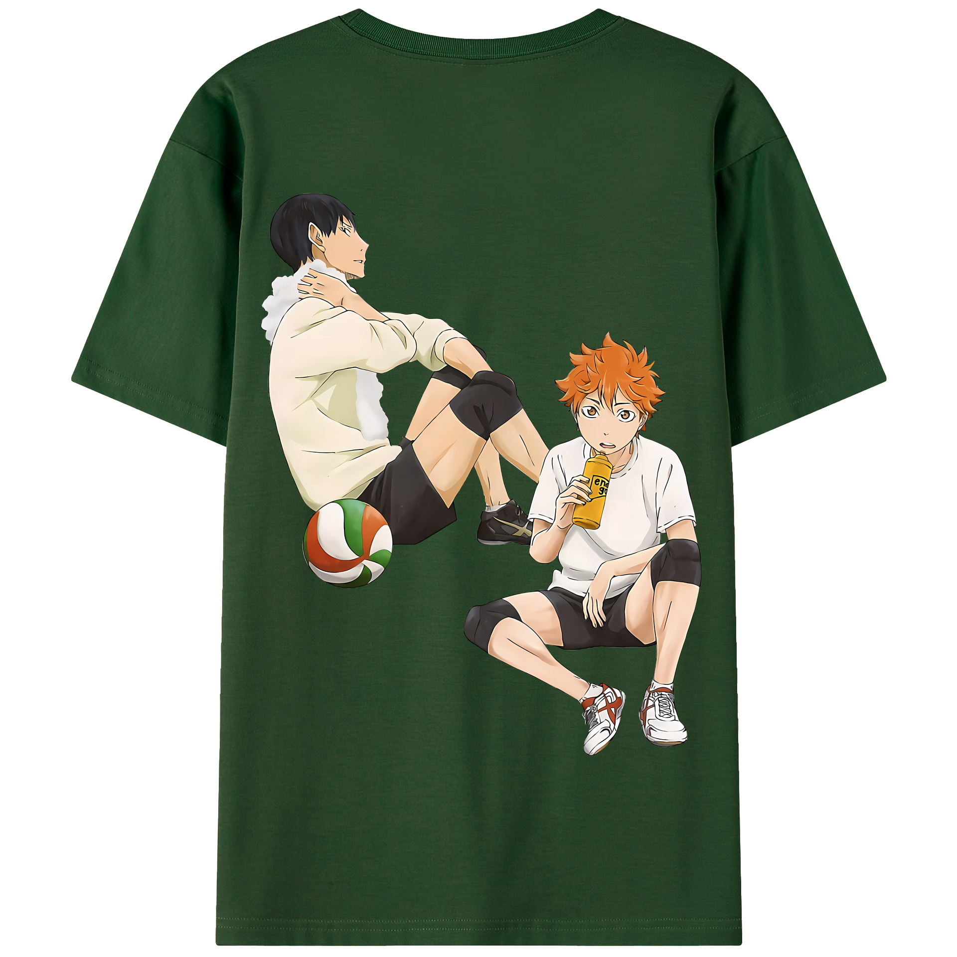 （画像用） ハイキュー!! Haikyu!! 綿100％半袖Tシャツ（背面プリント）
